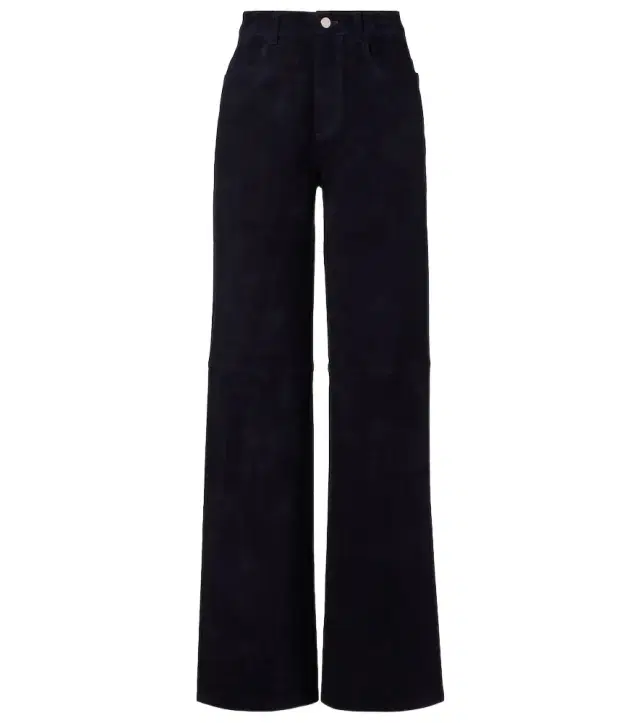 Stouls Mytheo high-rise suede wide-leg pants