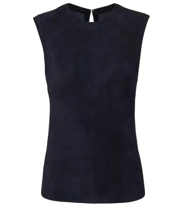 Stouls Miuccia suede top