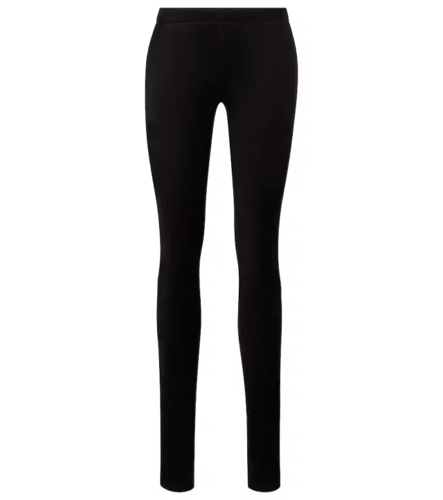 STOULS Carolyn mid-rise suede leggings