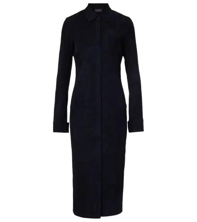 STOULS Becky suede shirtdress