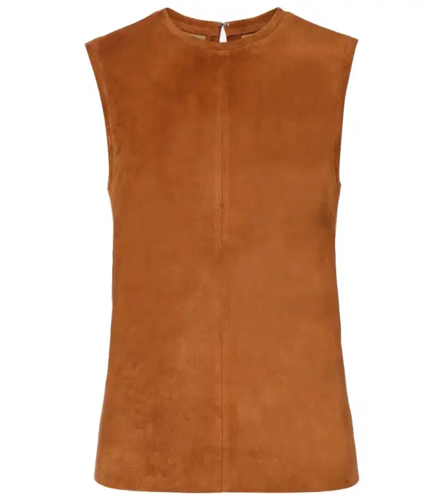 Stouls Miuccia suede top