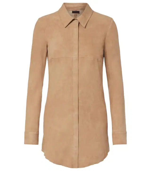 Stouls Geraldine suede shirt dress