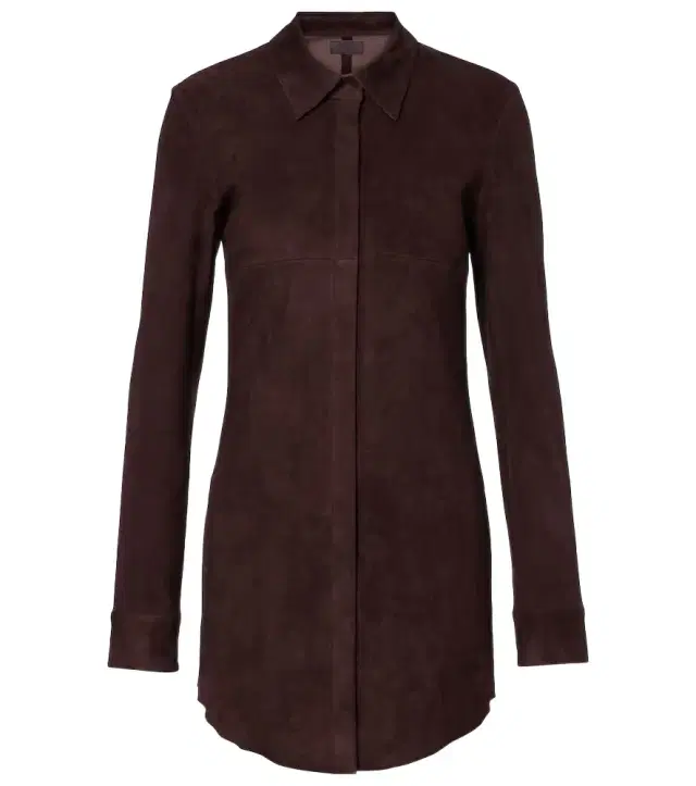 Stouls Geraldine suede shirt dress