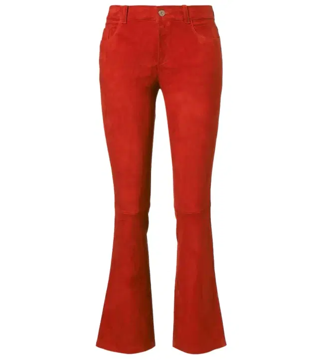 Stouls Dean 22 low-rise suede flared pants