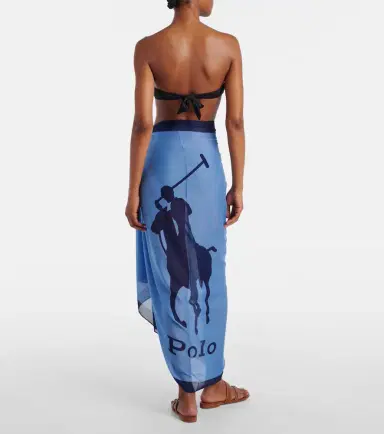 Polo Ralph Lauren Pony Long printed beach cover-up | Thumbnail 3