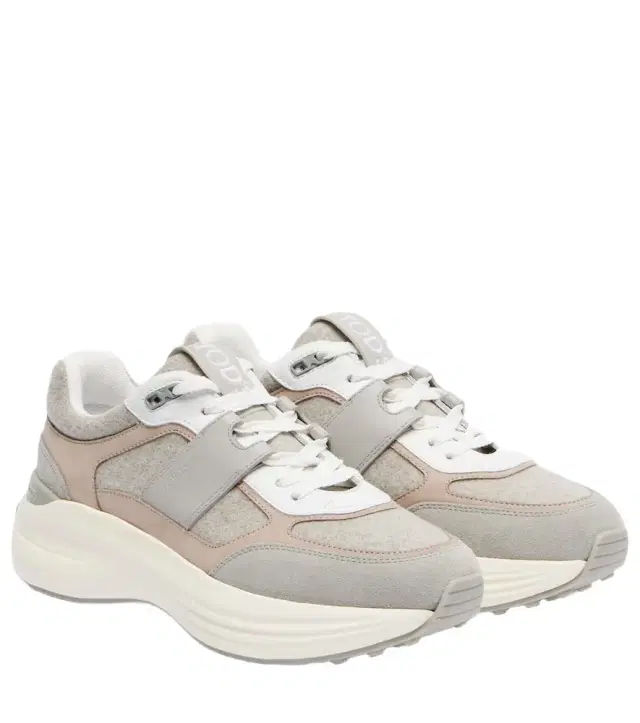 Tod's Leather-trimmed sneakers