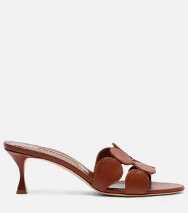 Manolo Blahnik Haribalmu 50 leather mules | Thumbnail 2 Manolo Blahnik Haribalmu 50 leather mules | Thumbnail 2