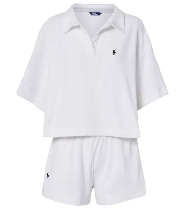 Polo Ralph Lauren Cotton terry polo shirt and shorts set