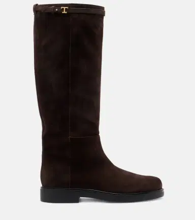 Tod's Suede knee-high boots | Thumbnail 3 Tod's Suede knee-high boots | Thumbnail 3