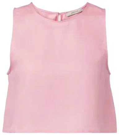 ASCENO Kobe linen crop top | Thumbnail 1