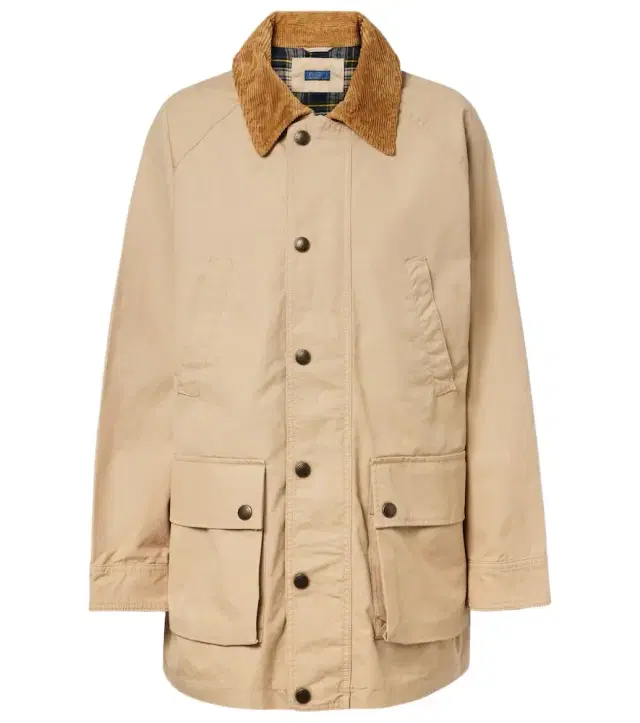 Polo Ralph Lauren Corduroy-trimmed cotton field jacket