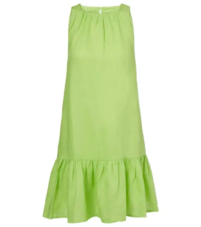 ASCENO Adana linen minidress
