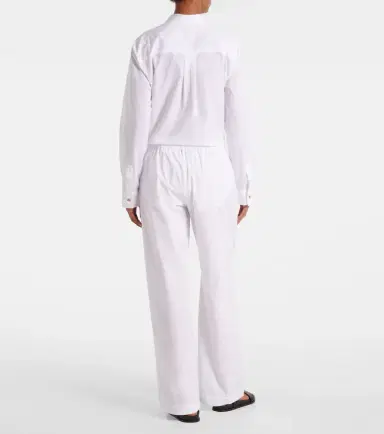 ASCENO Rosa cotton straight pants | Thumbnail 2
