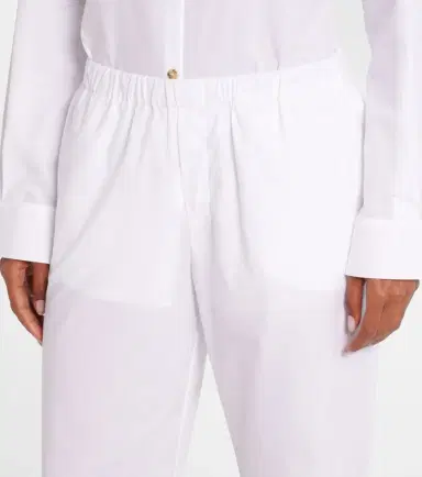 ASCENO Rosa cotton straight pants | Thumbnail 3