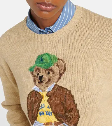 Polo Ralph Lauren Polo Bear intarsia cotton sweater | Thumbnail 2