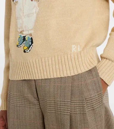 Polo Ralph Lauren Polo Bear intarsia cotton sweater | Thumbnail 3
