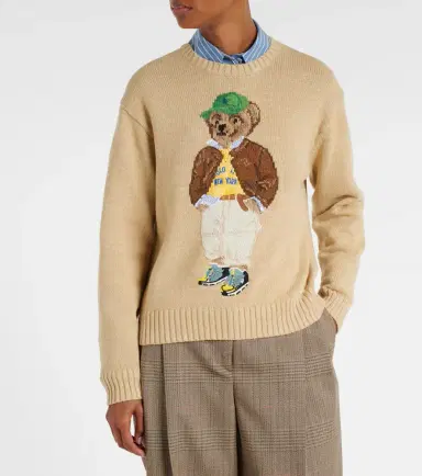Polo Ralph Lauren Polo Bear intarsia cotton sweater | Thumbnail 5