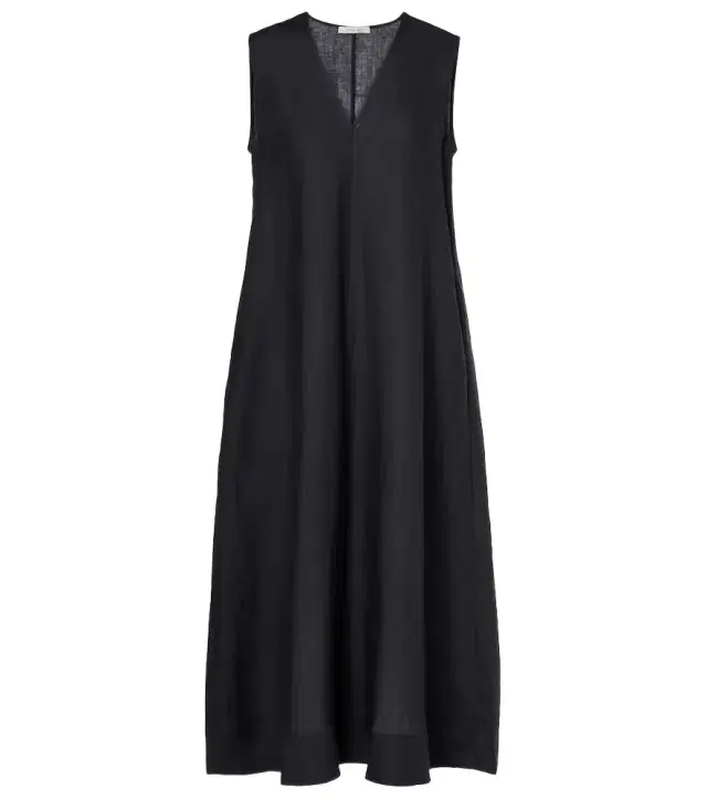 Nisha linen midi dress