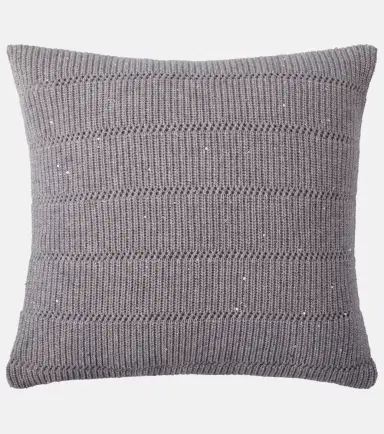 Brunello Cucinelli Cashmere and wool-blend cushion | Thumbnail 4