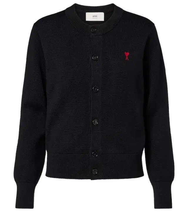 Ami Paris Ami de Caur wool cardigan