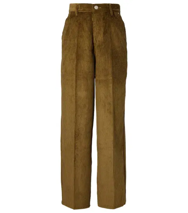 Ami Paris Cotton corduroy wide-leg pants