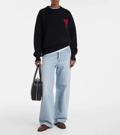 AMI PARIS Ami de Caur virgin wool sweater | Thumbnail 2