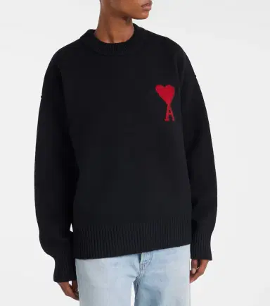 AMI PARIS Ami de Caur virgin wool sweater | Thumbnail 4