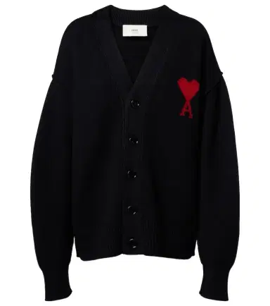AMI PARIS Ami de Caur virgin wool cardigan | Thumbnail 1