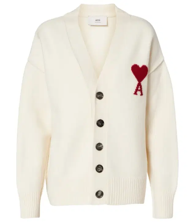 Ami de Caur virgin wool cardigan