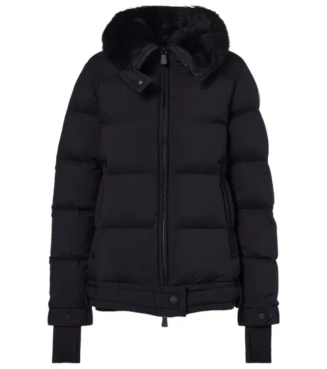 Arabbas shearling-trimmed hooded down ski jacket