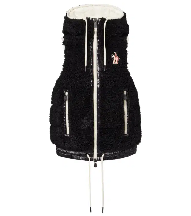 Hooded down vest