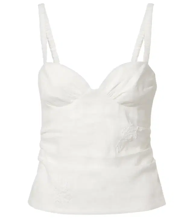 SIR Alessandra embroidered linen top