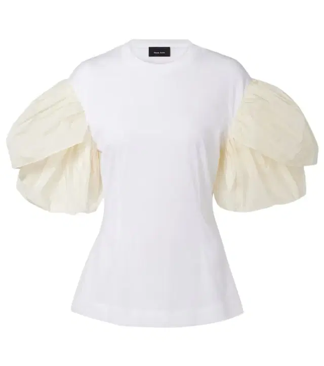 Simone Rocha Puff-sleeve cotton jersey T-shirt
