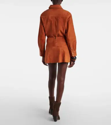 Isabel Marant Dilara suede miniskirt | Thumbnail 2 Isabel Marant Dilara suede miniskirt | Thumbnail 2
