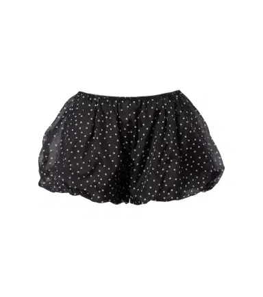 SIR Polka-dot high-rise silk shorts | Thumbnail 1