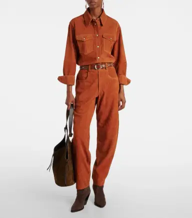 Isabel Marant Darielle suede pants | Thumbnail 3 Isabel Marant Darielle suede pants | Thumbnail 3
