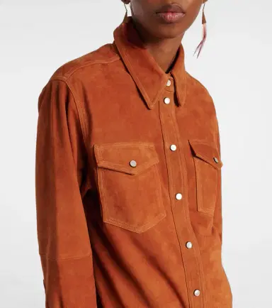 Isabel Marant Delcia suede shirt | Thumbnail 6 Isabel Marant Delcia suede shirt | Thumbnail 6