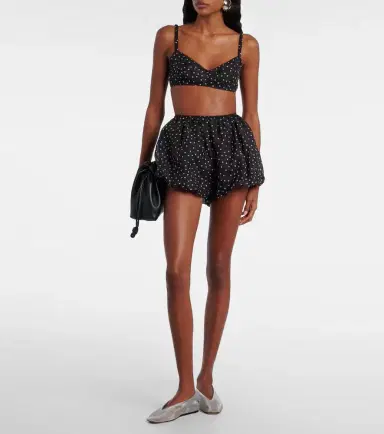 SIR. Polka-dot silk bralette | Thumbnail 2 SIR. Polka-dot silk bralette | Thumbnail 2