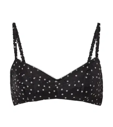 SIR. Polka-dot silk bralette | Thumbnail 1 SIR. Polka-dot silk bralette | Thumbnail 1