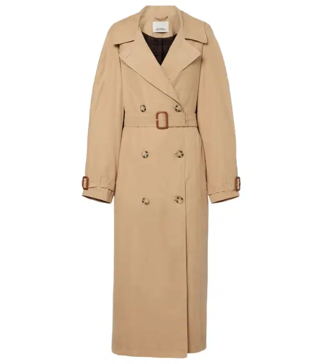 Isabel Marant Elea belted double-breasted coat