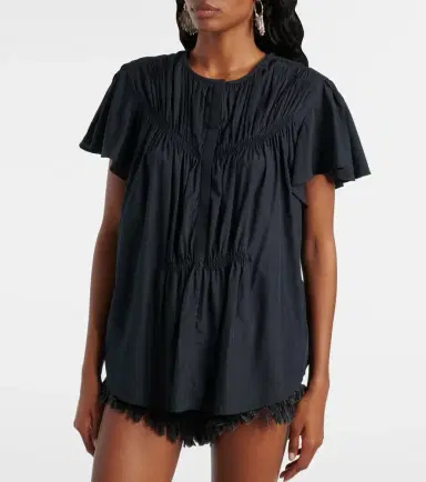 Isabel Marant Synda gathered top | Thumbnail 3