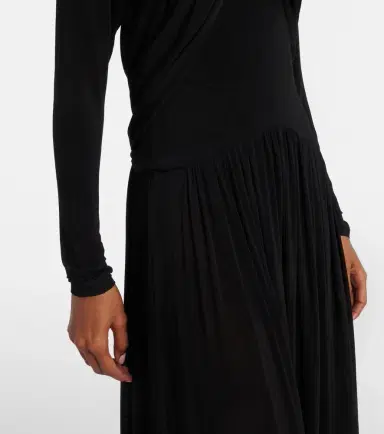Isabel Marant Galina draped gathered jersey maxi dress | Thumbnail 5