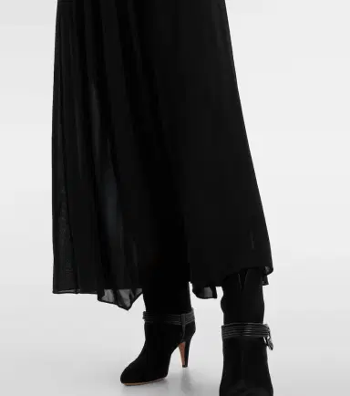 Isabel Marant Galina draped gathered jersey maxi dress | Thumbnail 6