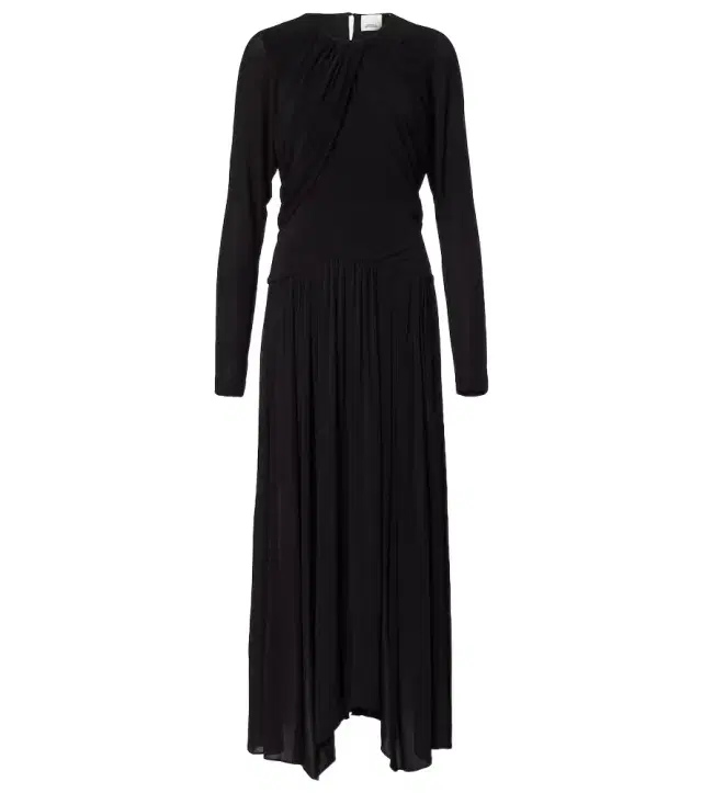 Isabel Marant Galina draped gathered jersey maxi dress