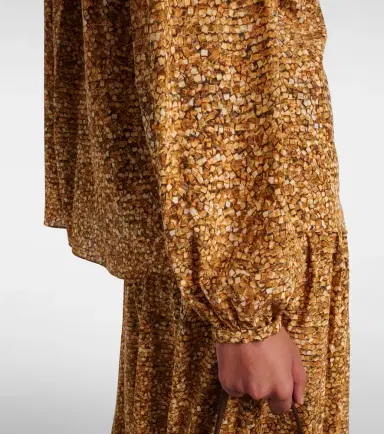 Isabel Marant Sally printed silk-blend blouse | Thumbnail 4 Isabel Marant Sally printed silk-blend blouse | Thumbnail 4