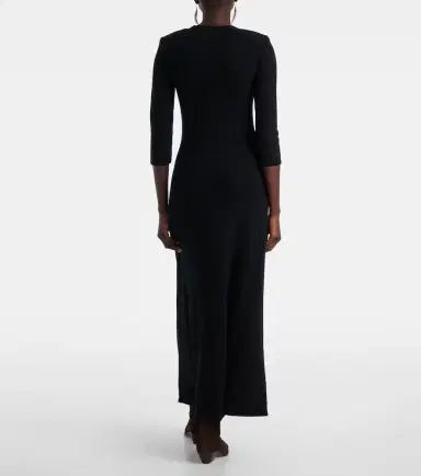Isabel Marant Salina wool-blend maxi dress | Thumbnail 4