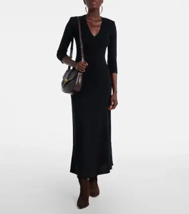 Isabel Marant Salina wool-blend maxi dress | Thumbnail 5