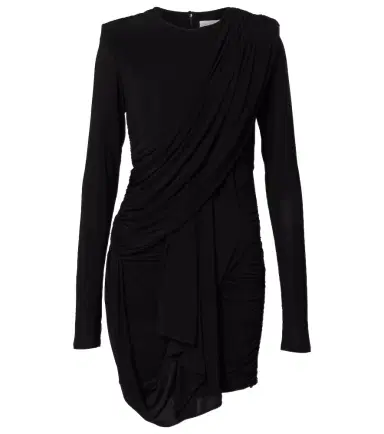 Isabel Marant Georgia draped gathered jersey minidress | Thumbnail 1