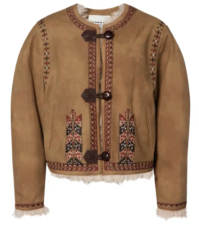 Marant Étoile Cely embroidered jacket