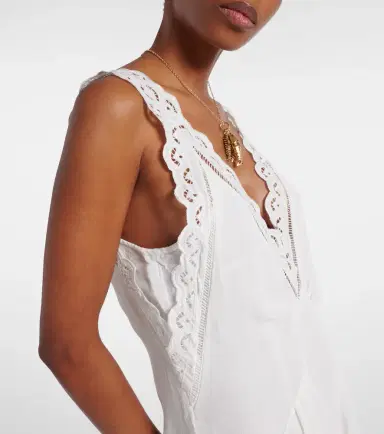 Isabel Marant Freda broderie anglaise maxi dress | Thumbnail 3